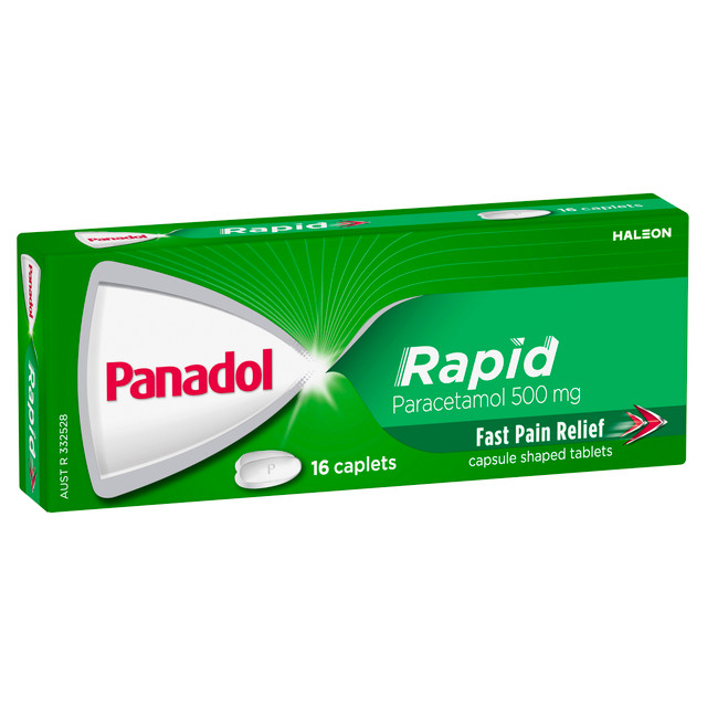 Panadol Rapid Caplets 16 Pack