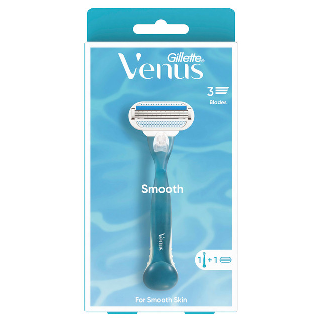 Gillette Venus Smooth Women Razor 1 Handle and 1 Blade refill