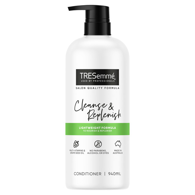 TRESemmé Conditioner nourishes and replenishes oily hair Cleanse & Replenish with multi-vitamins and grape seed oil 940 mL