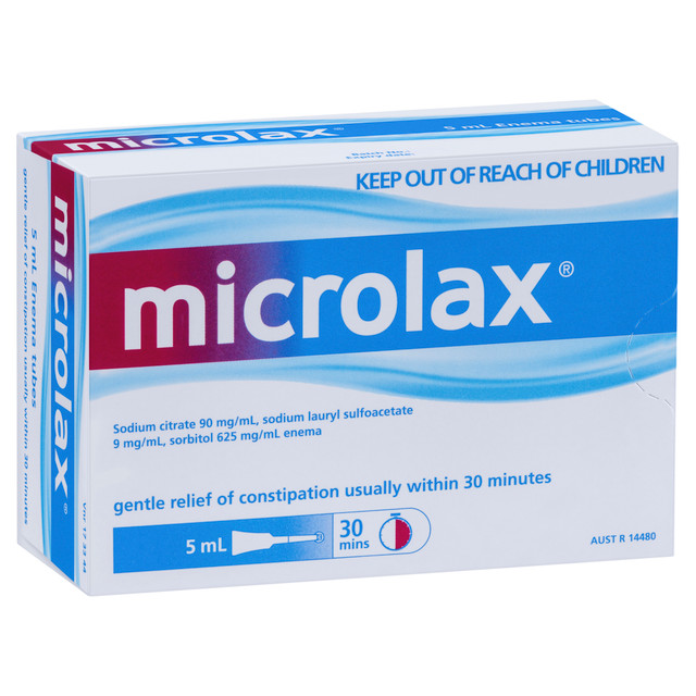Microlax Enema 5mL 50 Tubes