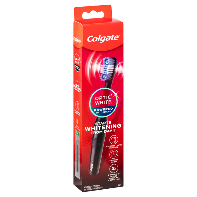 Colgate Optic White Powered Toothbrush Soft 1 Pack Colgate Optic White Powered Toothbrush Soft 1 Pack