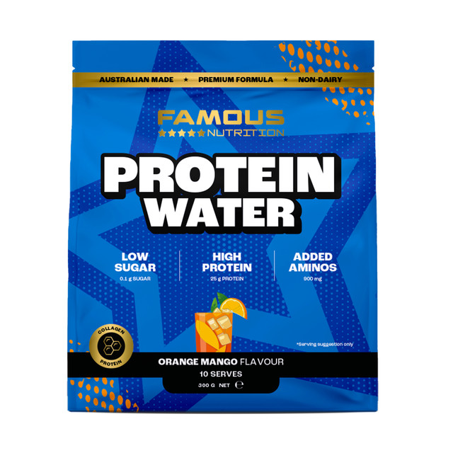 Famous Nutrition Protein Water Orange Mango 300g