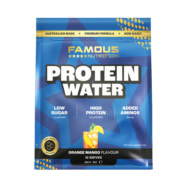 Famous Nutrition Protein Water Orange Mango 300g