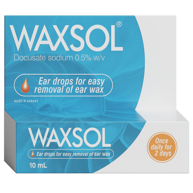 Waxsol Ear Drops 0.5% 10mL