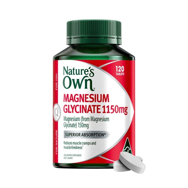 Nature's Own Magnesium Glycinate 1150mg 120 Tablets