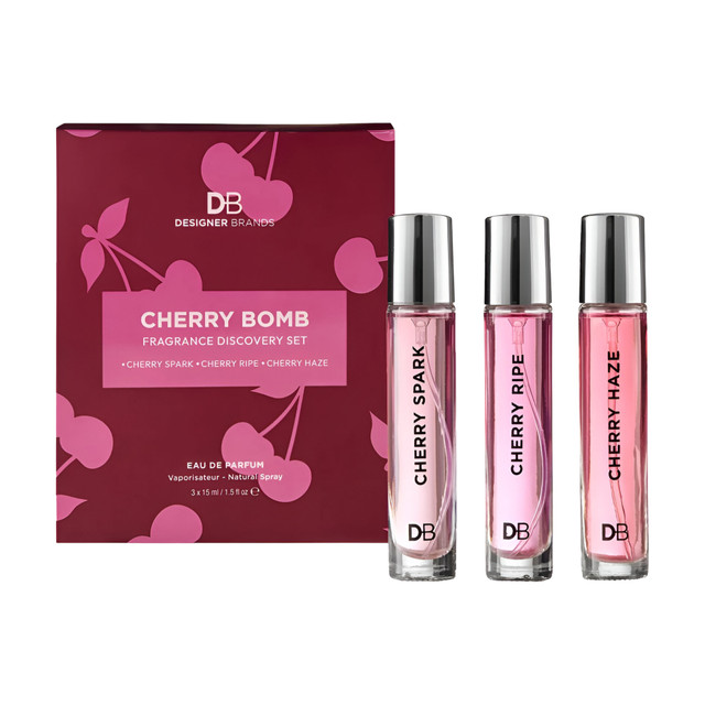 Designer Brands Fragrance Cherry Bomb EDP Collection Discovery Set (Womens)