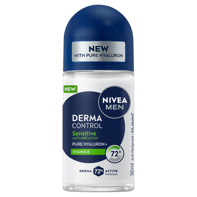 NIVEA MEN Derma Control Sensitive Roll-On 50ml NIVEA MEN Derma Control Sensitive Roll-On 50ml