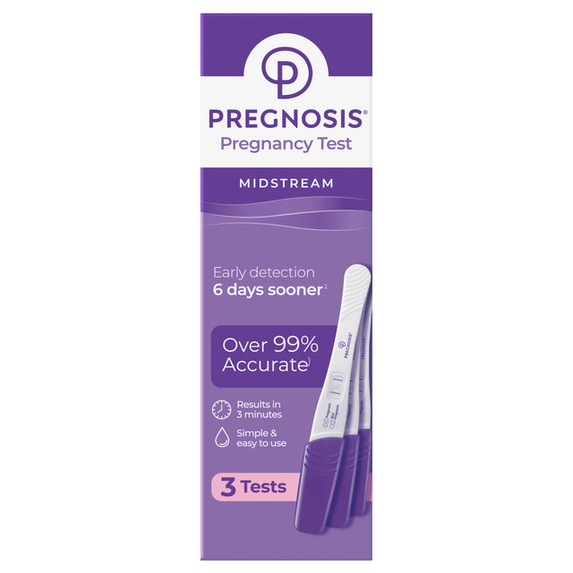 Pregnosis Midstream 3 Pregnancy Tests Pregnosis Midstream 3 Pregnancy Tests