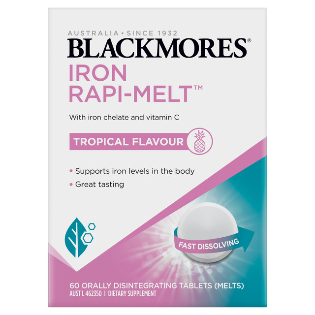 Blackmores Iron Rapi-Melt™ 60 Melts Blackmores Iron Rapi-Melt™ 60 Melts