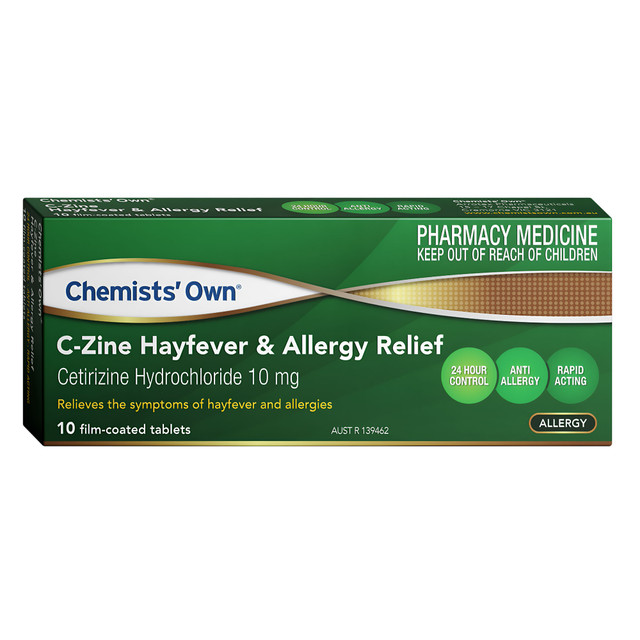 Chemists' Own C-Zine Hayfever & Allergy 10mg Tablets 10
