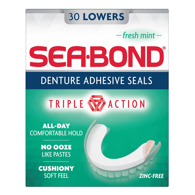 Sea-Bond Denture Adhesive Freshmint Lowers 30 Sea-Bond Denture Adhesive Freshmint Lowers 30