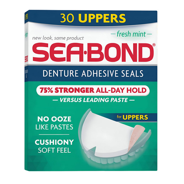 Sea-Bond Denture Adhesive Freshmint Uppers 30 Sea-Bond Denture Adhesive Freshmint Uppers 30