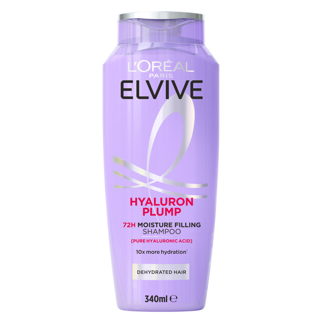 L'Oréal Paris Elvive Hyaluron Plump 72H Moisture Filling Shampoo 340ml L'Oréal Paris Elvive Hyaluron Plump 72H Moisture Filling Shampoo 340ml