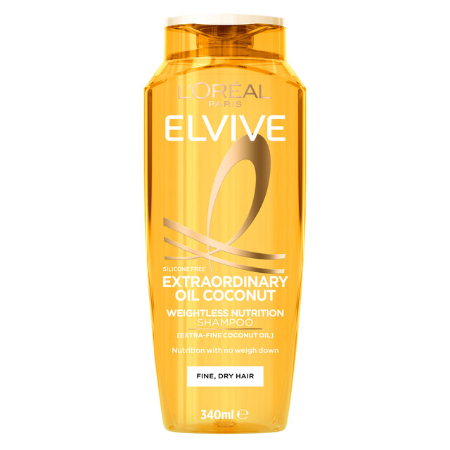 L'Oréal Paris Elvive Extraordinary Oil Coconut Shampoo 340ml L'Oréal Paris Elvive Extraordinary Oil Coconut Shampoo 340ml