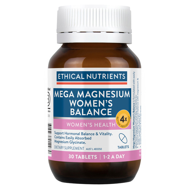 Ethical Nutrients Mega Magnesium Women's Balance 30 Tablets Ethical Nutrients Mega Magnesium Women's Balance 30 Tablets
