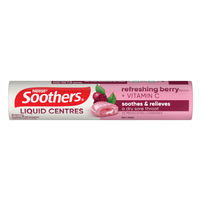 Soothers Liquid Centres - Refreshing Berry