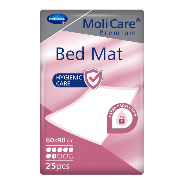 MoliCare® Premium Bed Mat 7 Drops 60x90cm 25 Pack MoliCare® Premium Bed Mat 7 Drops 60x90cm 25 Pack