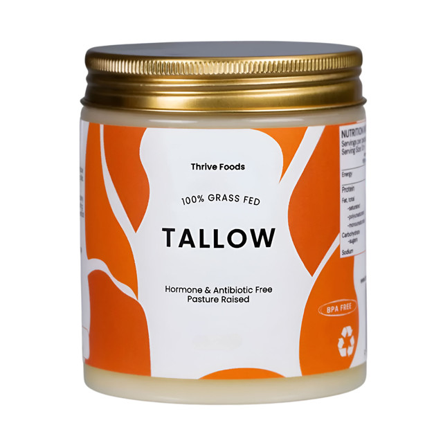 Thrive Tallow Original Beef Tallow - 100% Grass Fed Suet 500g
