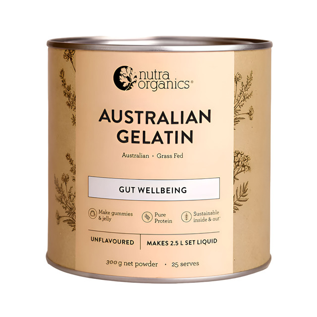 Nutra Organics Natural Australian Gelatin 300g