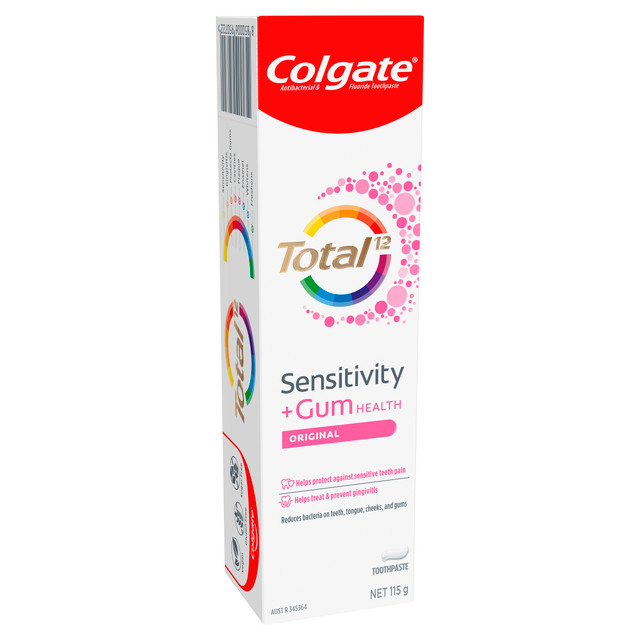 Colgate Total Sensitivity and Gum Health Original Toothpaste 115g Colgate Total Sensitivity and Gum Health Original Toothpaste 115g