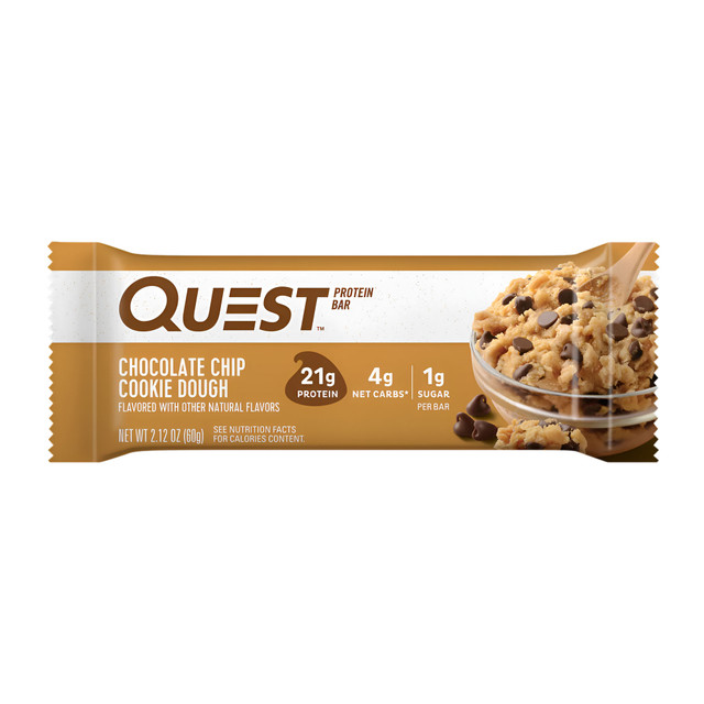 Quest Protein Bar Chocolate Chip Cookie Dough 60g Quest Protein Bar Chocolate Chip Cookie Dough 60g