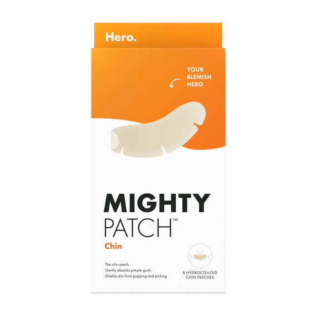Hero Mighty Patch Chin Pimple Patches | Contour To Face | Large Patch | 8 pack Hero Mighty Patch Chin Pimple Patches | Contour To Face | Large Patch | 8 pack