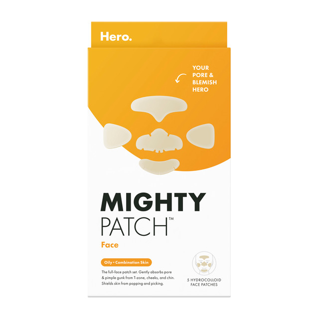 Hero Mighty Patch Face Pimple Patches | Nose Chin Cheeks Forehead | 5 pack Hero Mighty Patch Face Pimple Patches | Nose Chin Cheeks Forehead | 5 pack