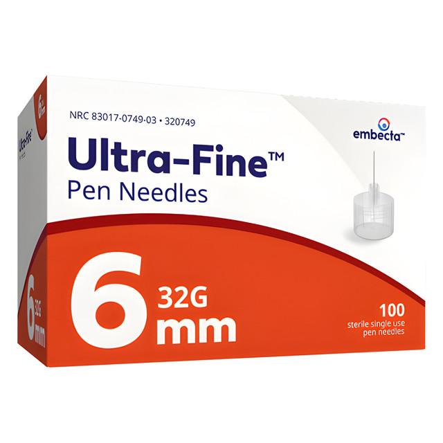 Micro-Fine 31g 6mm Pen Needle 100 Pack