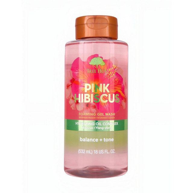 Tree Hut Pink Hibiscus Foaming Gel Body Wash 532ml