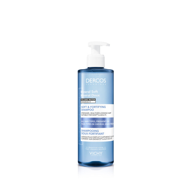 Dercos by Vichy Mineral Soft & Fortifying Shampoo 400ml