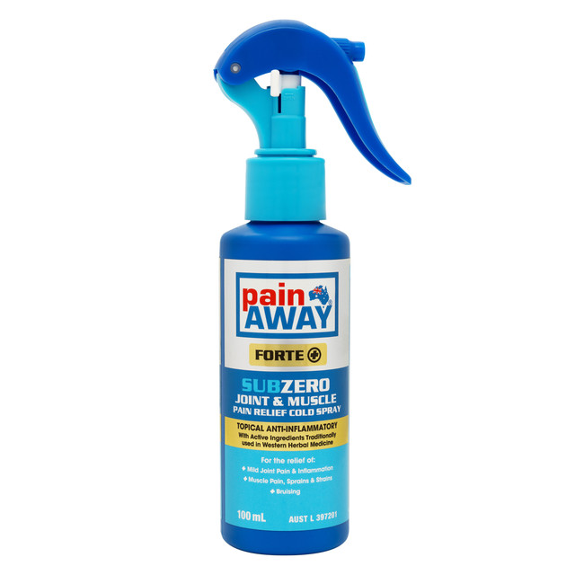 Pain Away Forte SubZero Joint & Muscle Pain Relief Cold Spray 100mL