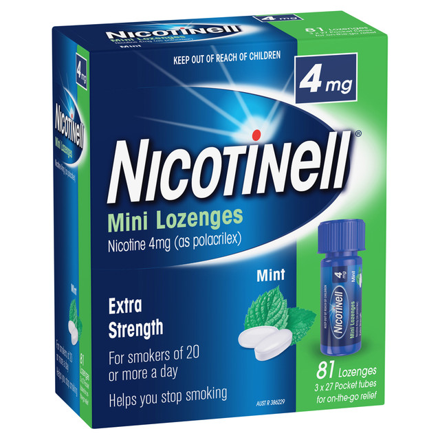 Nicotinell Mini Lozenge Extra Strength 81 Pack 4mg