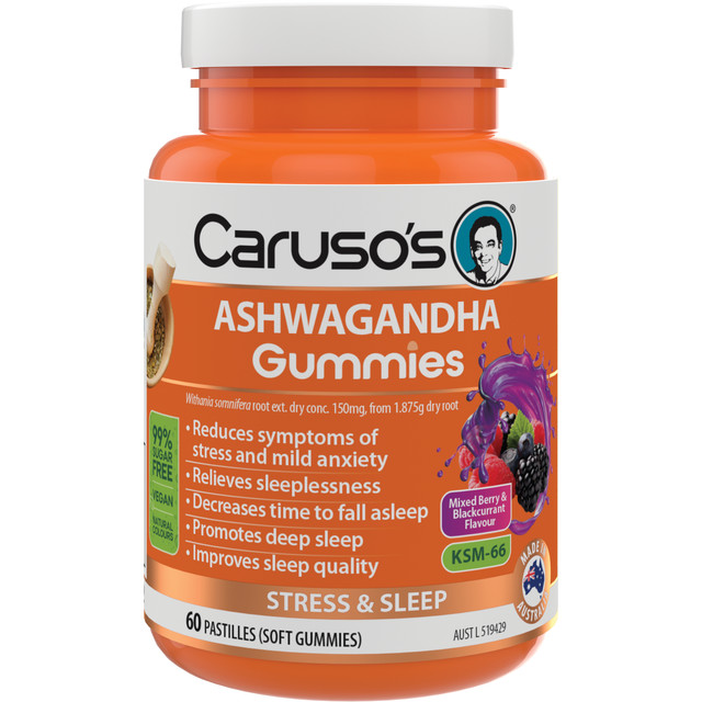 Caruso's Ashwagandha Gummies 60 Pastilles