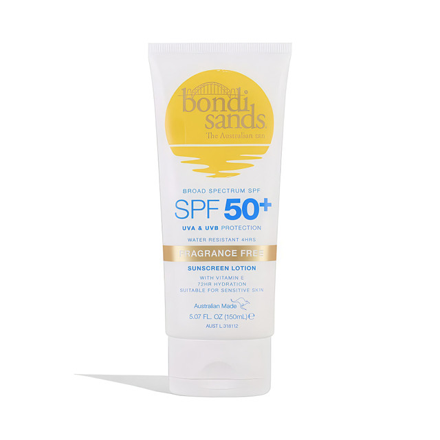 Bondi Sands Sunscreen Lotion SPF 50+ Fragrance Free 150ml