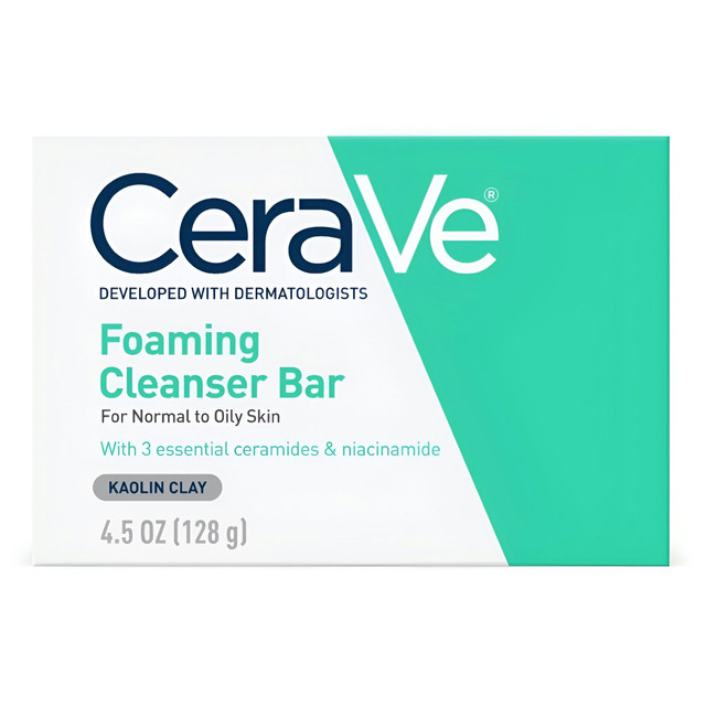 CeraVe Foaming Cleanser Bar 128g