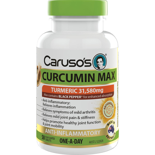 Caruso's Curcumin MAX 50 Tablets