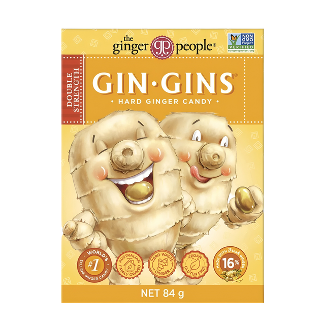 Ginger People Gin Gins Double Strength Ginger Chews 84g