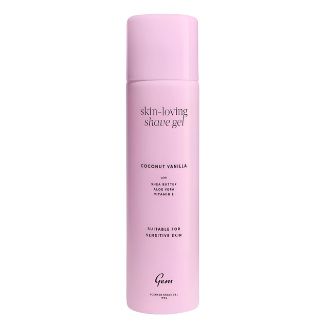 Gem Skin-Loving Shave Gel Coconut & Vanilla 198g