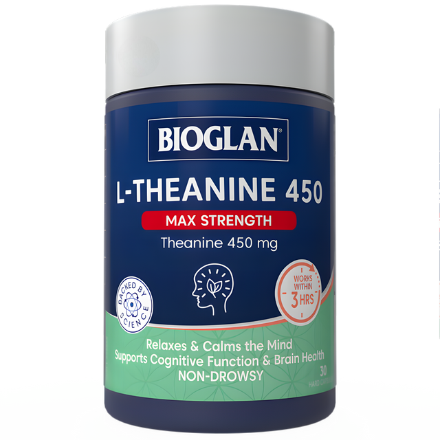 Bioglan L-Theanine 450 Max Strength Capsules 30
