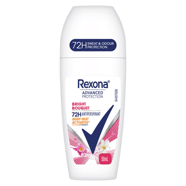 Rexona Women 72H Advanced Roll On Antiperspirant Deodorant Bright Bouquet  50 ML