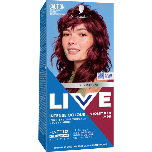 Schwarzkopf LIVE Colour Permanent 7.98 Violet Red