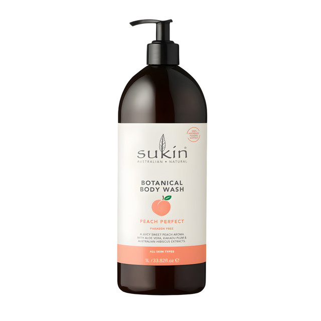 Sukin Botanical Body Wash Peach Perfect 1L