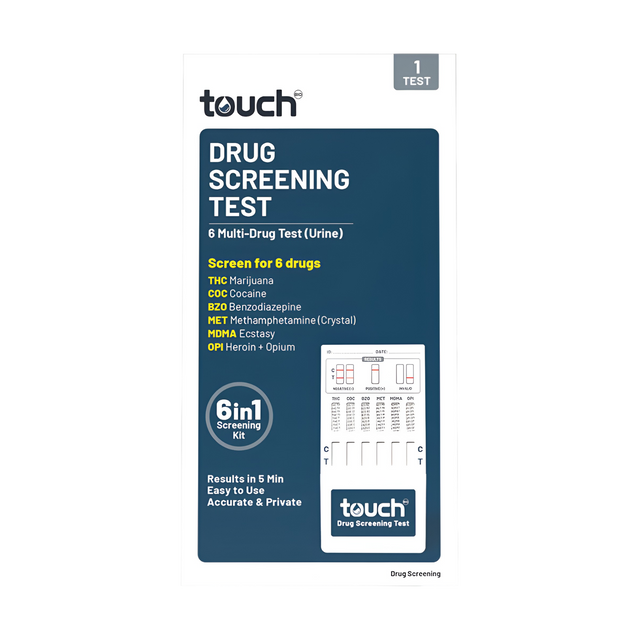 TouchBio 6 Multi-Drug Screening Test (Urine) 1 Test