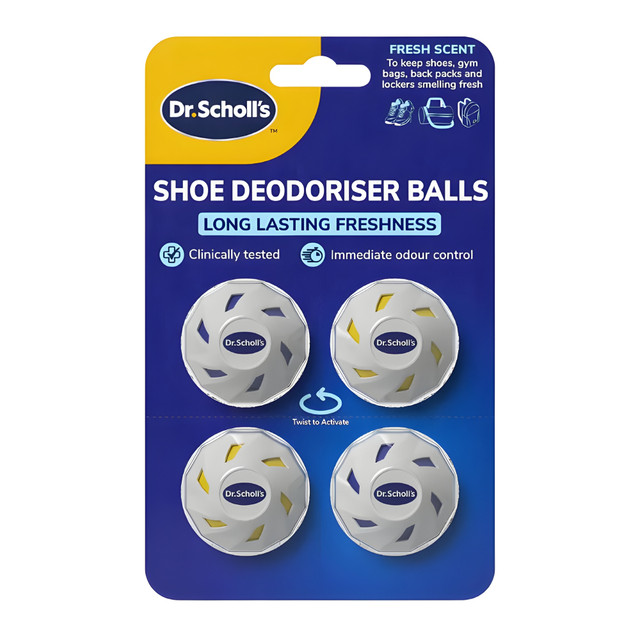 Dr. Scholl’s™ Shoe Deodoriser Balls 4 Pack