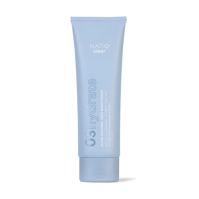 Natio Clear Shine Control Face Moisturiser 100mL