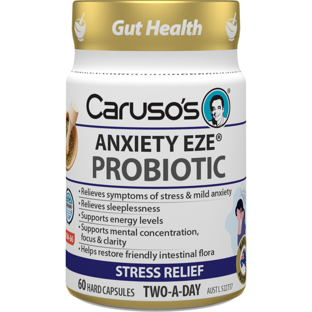 Caruso's ANXIETY EZE® PROBIOTIC 60 Capsules