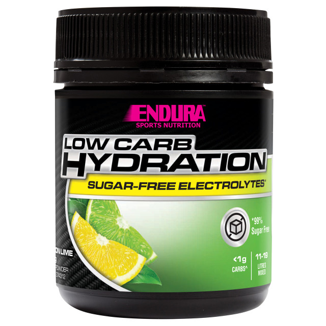 Endura Low Carb Hydration Lemon Lime 135g Powder