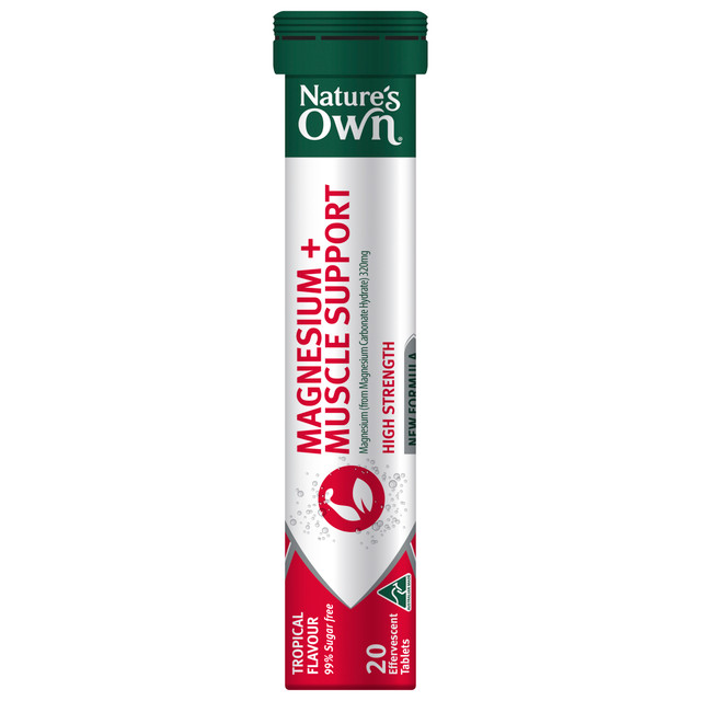 Nature's Own Magnesium + Muscle Support 20 Tablets