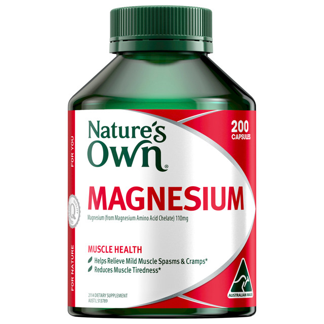 Nature's Own Magnesium 200 Capsules