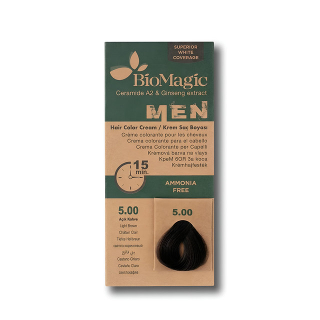 BioMagic Men 5.00 Light Brown Hair Colour